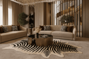 Zebra Print Rug